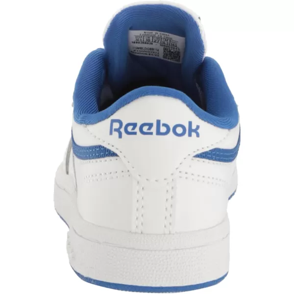 imageReebok UnisexChild Club C SneakerWhiteVector BlueVector Red