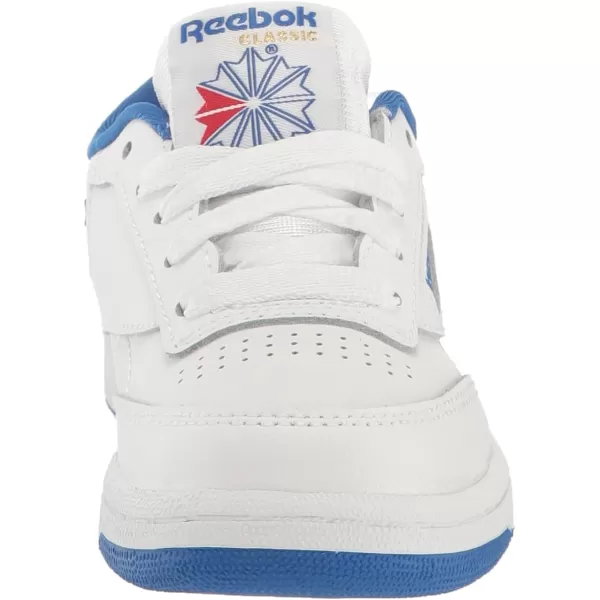 imageReebok UnisexChild Club C SneakerWhiteVector BlueVector Red