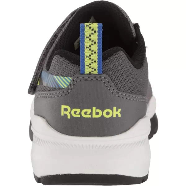 imageReebok UnisexChild Equal Fit Adaptive Running Shoe in Cold Grey and Black