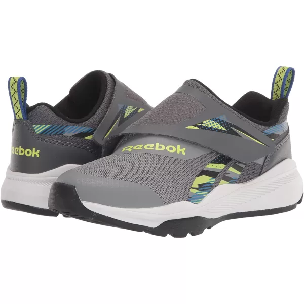 imageReebok UnisexChild Equal Fit Adaptive Running Shoe in Cold Grey and Black