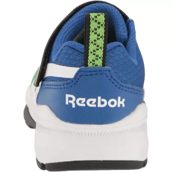 imageReebok UnisexChild Equal Fit Adaptive Running ShoeBlackVector Blue