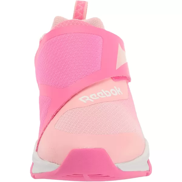 imageReebok UnisexChild Equal Fit Adaptive Running ShoePink GlowWhite