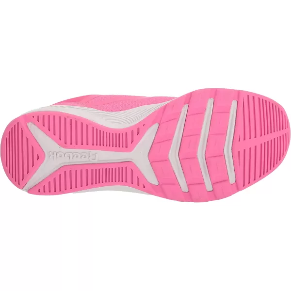 imageReebok UnisexChild Equal Fit Adaptive Running ShoePink GlowWhite