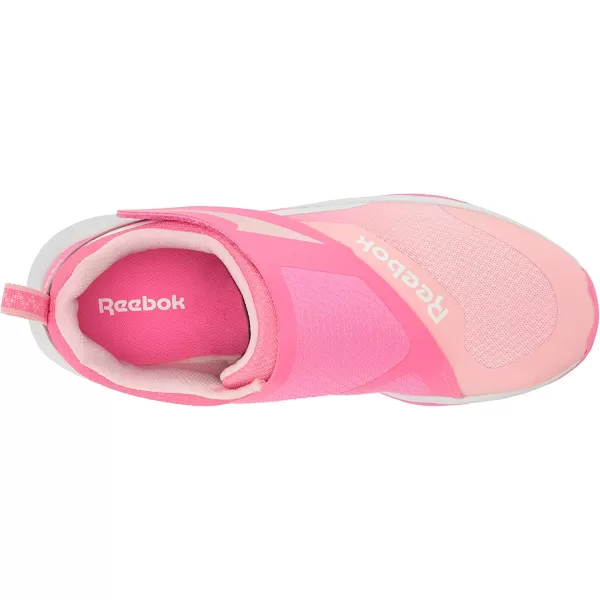 imageReebok UnisexChild Equal Fit Adaptive Running ShoePink GlowWhite