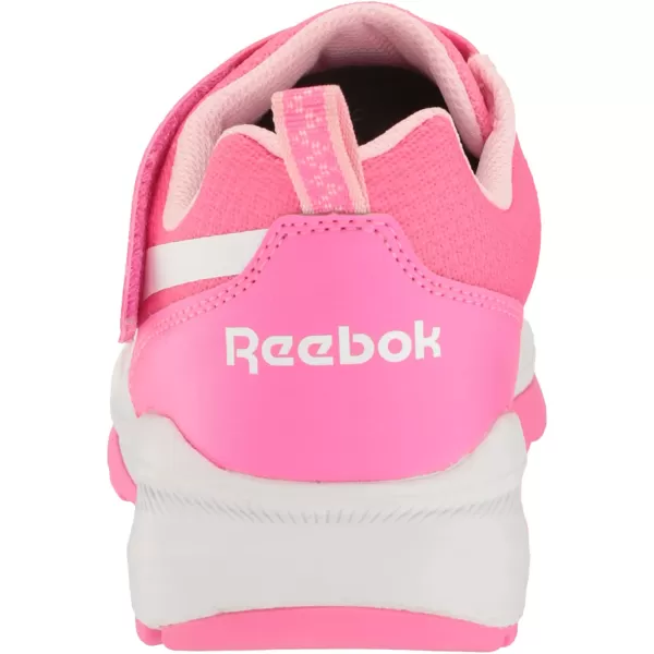imageReebok UnisexChild Equal Fit Adaptive Running ShoePink GlowWhite