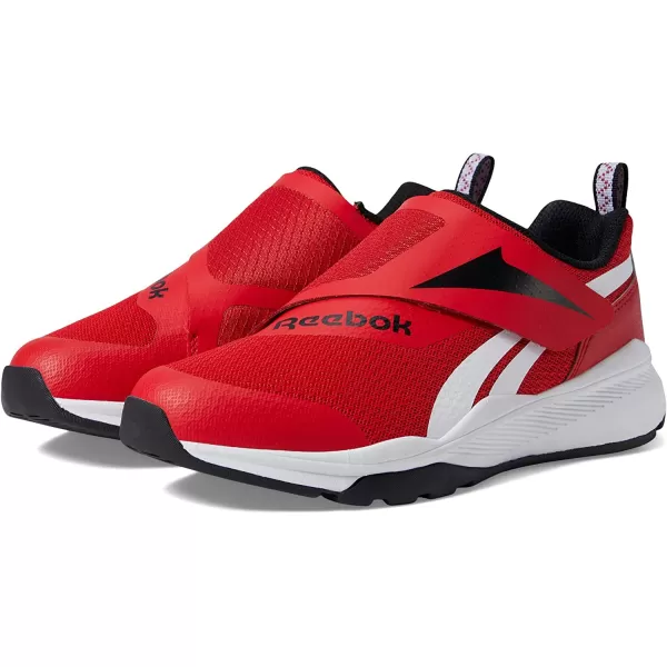 imageReebok UnisexChild Equal Fit Adaptive Running ShoeVector RedBlackWhite