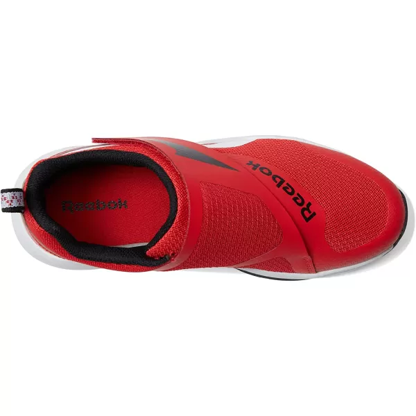 imageReebok UnisexChild Equal Fit Adaptive Running ShoeVector RedBlackWhite
