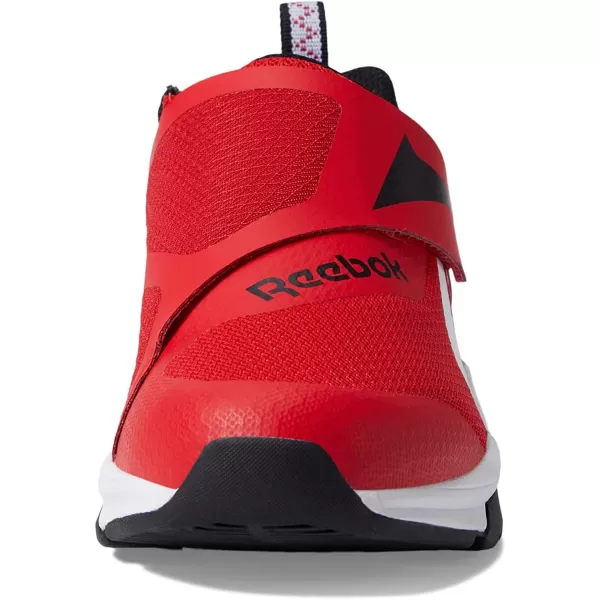 imageReebok UnisexChild Equal Fit Adaptive Running ShoeVector RedBlackWhite
