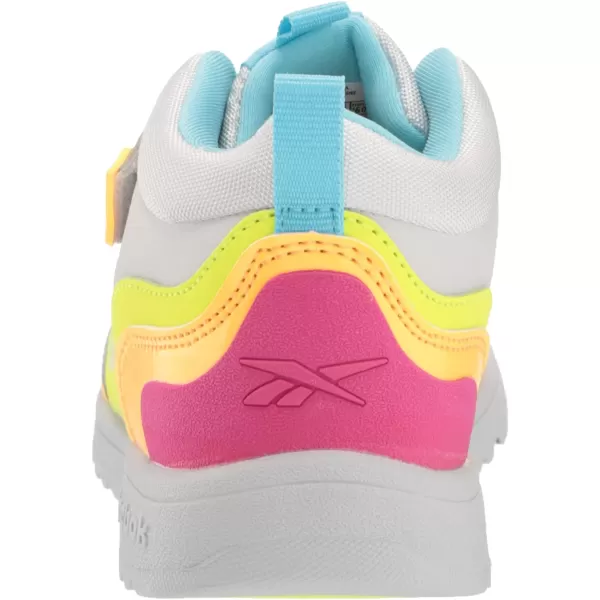 imageReebok UnisexChild FS Hi Sneaker  Pure GreyAcid YellowDigital Blue