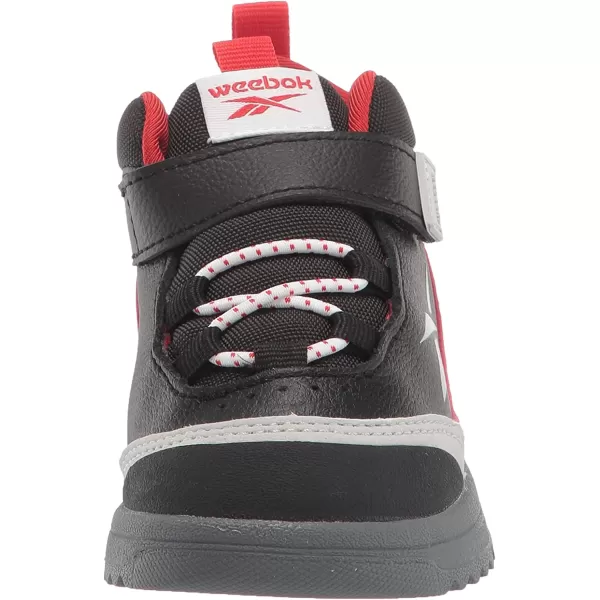 imageReebok UnisexChild FS Hi Sneaker in BlackVector RedPure Grey