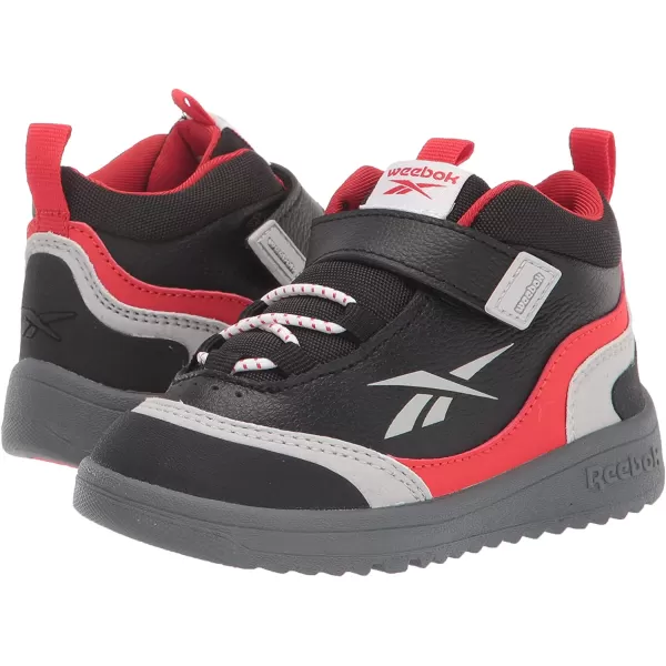 imageReebok UnisexChild FS Hi Sneaker in BlackVector RedPure Grey