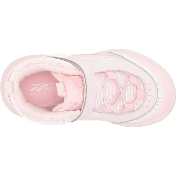 imageReebok UnisexChild FS Hi SneakerPorcelain PinkPink GlowWhite