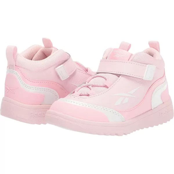 imageReebok UnisexChild FS Hi SneakerPorcelain PinkPink GlowWhite