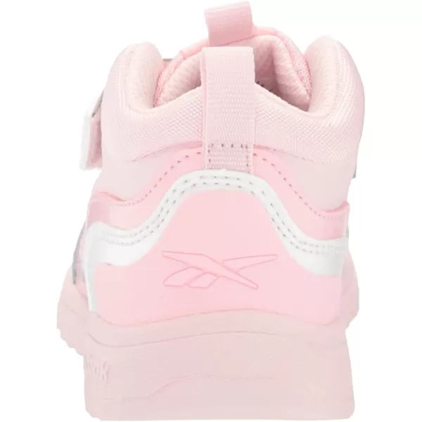 imageReebok UnisexChild FS Hi SneakerPorcelain PinkPink GlowWhite