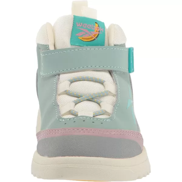 imageReebok UnisexChild FS Hi SneakerSeaside GreyAlways YellowClassic Teal