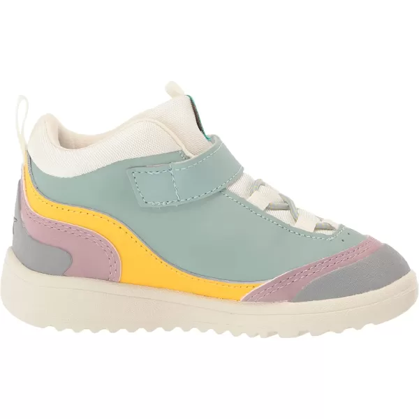 imageReebok UnisexChild FS Hi SneakerSeaside GreyAlways YellowClassic Teal