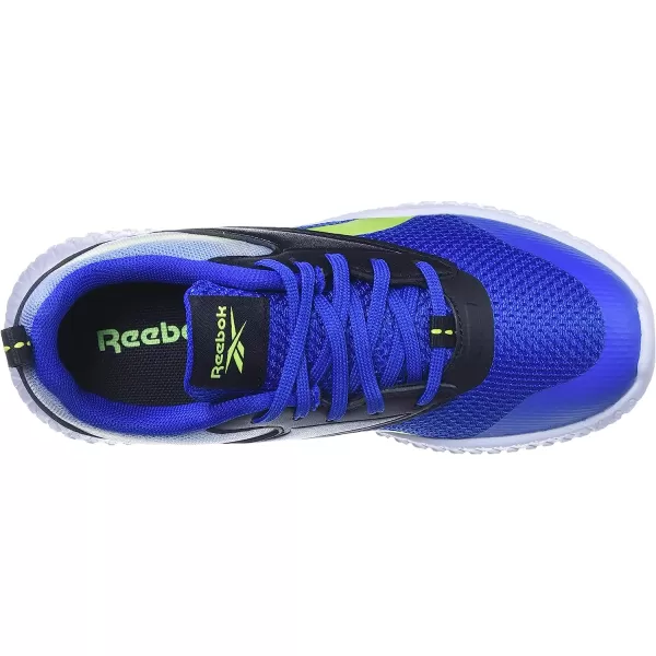 imageReebok UnisexChild Flexagon Energy 30 Cross TrainerVector BlueBlackAcid Yellow