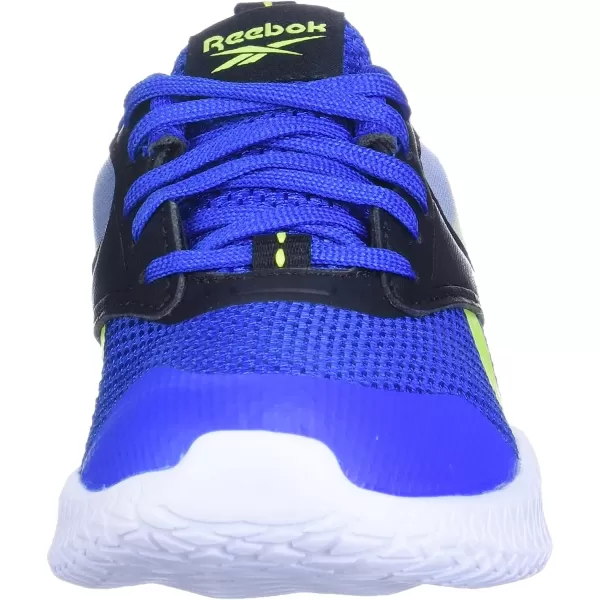 imageReebok UnisexChild Flexagon Energy 30 Cross TrainerVector BlueBlackAcid Yellow