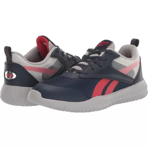 imageReebok UnisexChild Flexagon Energy 30 Cross TrainerVector NavyPure GreyVector Red