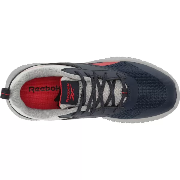 imageReebok UnisexChild Flexagon Energy 30 Cross TrainerVector NavyPure GreyVector Red