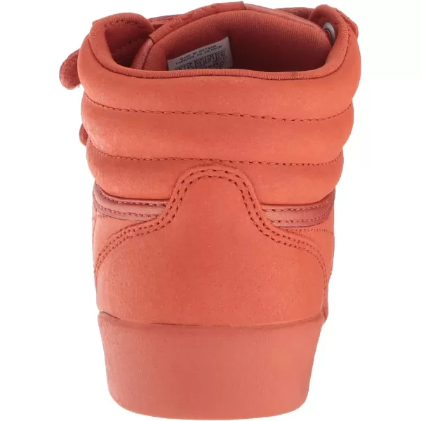 imageReebok UnisexChild Freestyle Hi SneakerFacemars DustWhite
