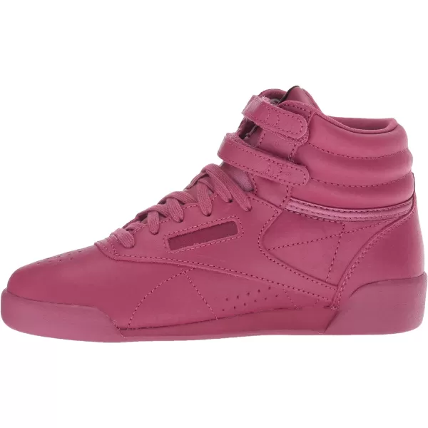 imageReebok UnisexChild Freestyle Hi SneakerFacetwisted BerryWhite