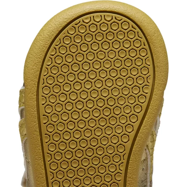 imageReebok UnisexChild Freestyle Hi SneakerGold MetallicExcellent Red