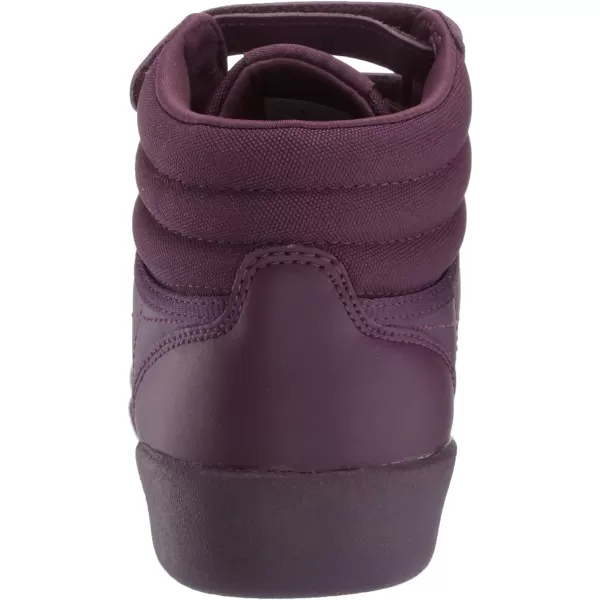 imageReebok UnisexChild Freestyle Hi SneakerUrban VioletWhitePeach Twist