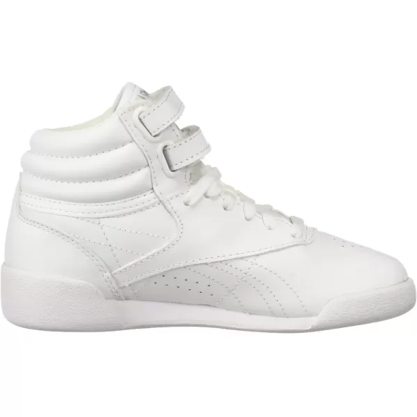 imageReebok UnisexChild Freestyle Hi SneakerUswhiteSilver