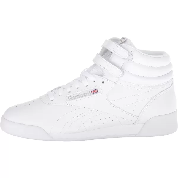 imageReebok UnisexChild Freestyle Hi SneakerUswhiteSilver