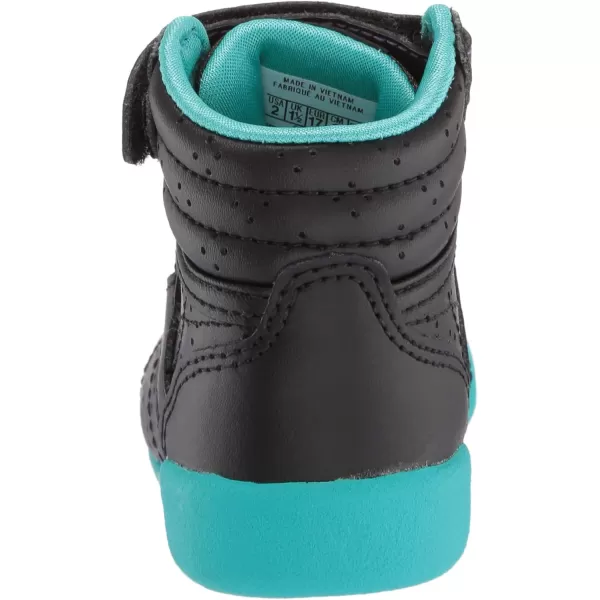 imageReebok UnisexChild Freestyle Hi SneakerWhiteStellar PinkTrue Grey