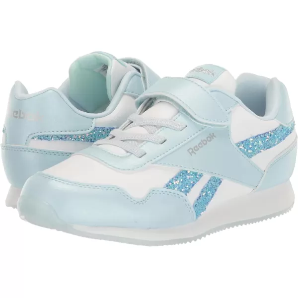 imageReebok UnisexChild Royal Classic Jogger 30 1v SneakerGlass BlueWild BrownLucid Lilac