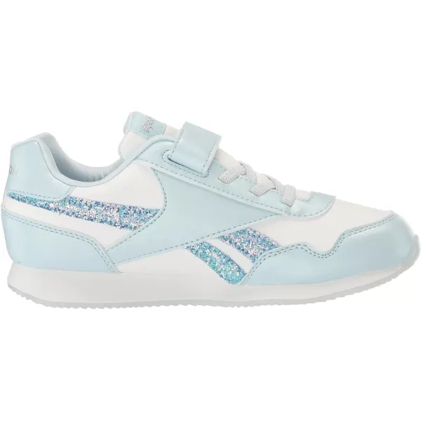 imageReebok UnisexChild Royal Classic Jogger 30 1v SneakerGlass BlueWild BrownLucid Lilac