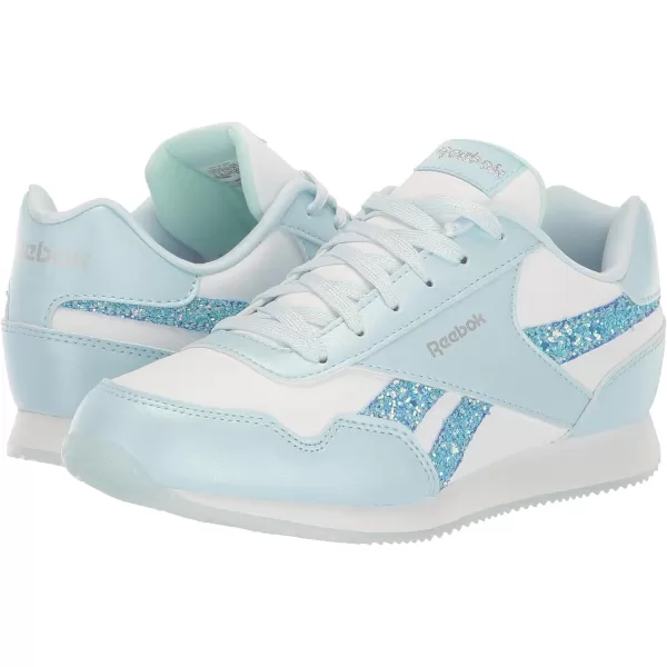 imageReebok UnisexChild Royal Classic Jogger 30 SneakerGlass BlueWhiteLucid Lilac