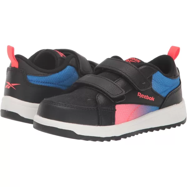 imageReebok UnisexChild Weebok Clasp Low SneakerCobaltBlackNeon Cherry