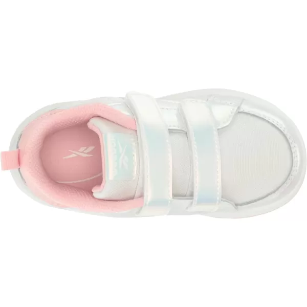 imageReebok UnisexChild Weebok Clasp Low SneakerPinkGreyWhite