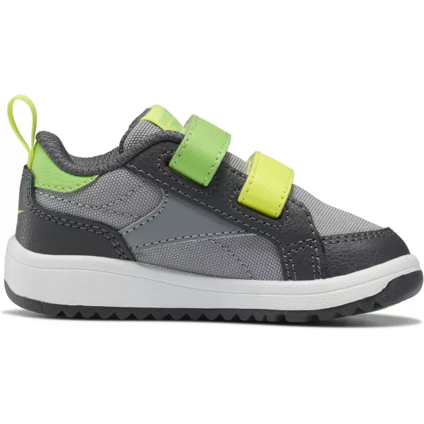 imageReebok UnisexChild Weebok Low SneakerPure GreySolar Acid Yellow