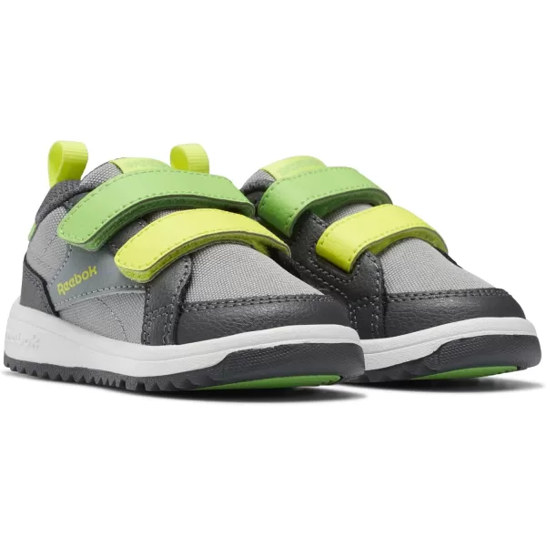 imageReebok UnisexChild Weebok Low SneakerPure GreySolar Acid Yellow