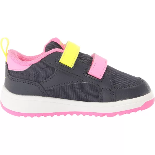 imageReebok UnisexChild Weebok Low SneakerVector NavyAtomic PinkSolar Acid Yellow