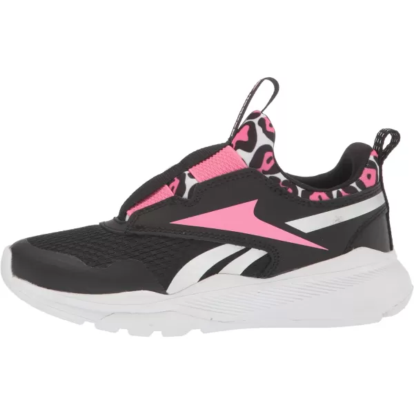 imageReebok UnisexChild Xt Sprinter Slip on Running ShoeBlackTrue Pink