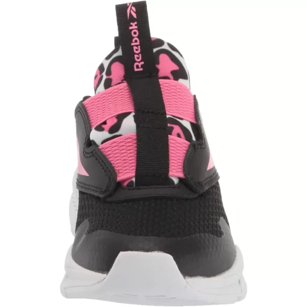 imageReebok UnisexChild Xt Sprinter Slip on Running ShoeBlackTrue Pink