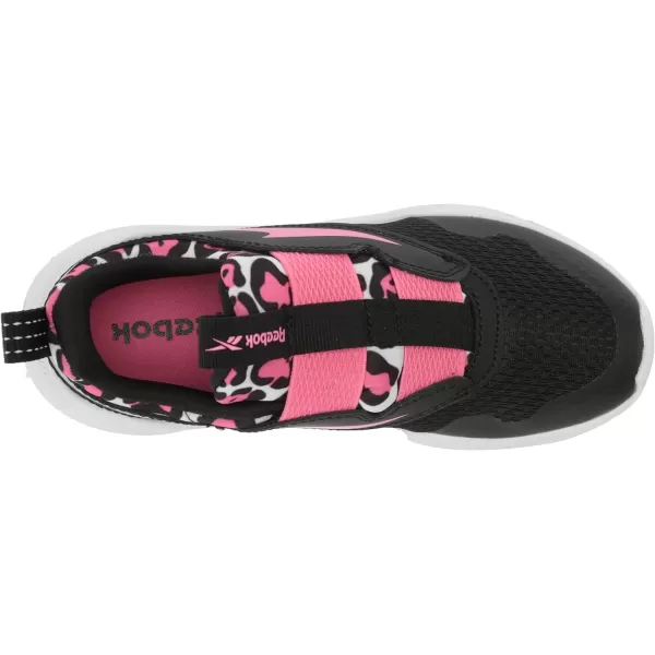 imageReebok UnisexChild Xt Sprinter Slip on Running ShoeBlackTrue Pink