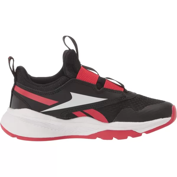 imageReebok UnisexChild Xt Sprinter Slip on Running ShoeBlackWhiteVector Red