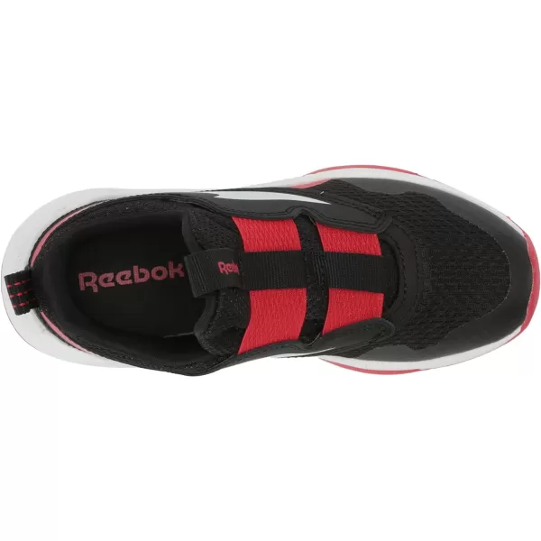 imageReebok UnisexChild Xt Sprinter Slip on Running ShoeBlackWhiteVector Red