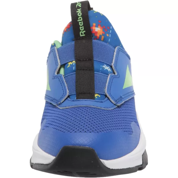 imageReebok UnisexChild Xt Sprinter Slip on Running ShoeCourt BlueBlackSemi Neon Mint