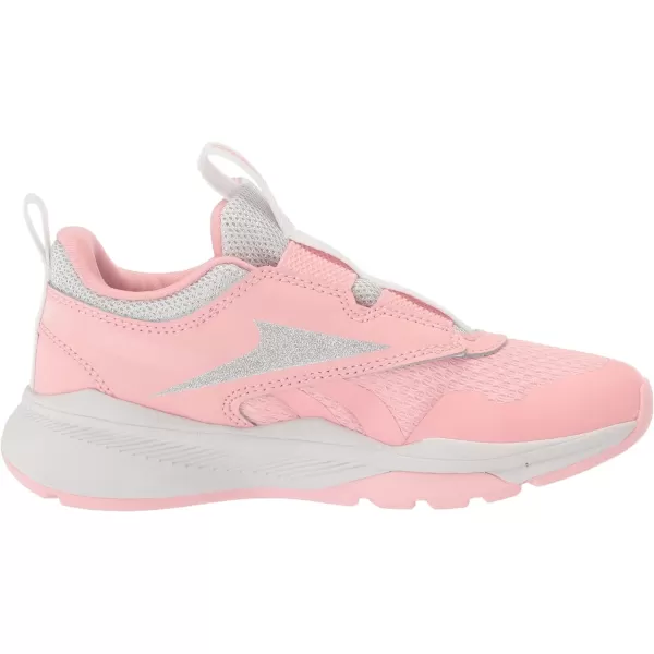 imageReebok UnisexChild Xt Sprinter Slip on Running ShoePink GlowSilver Metallic