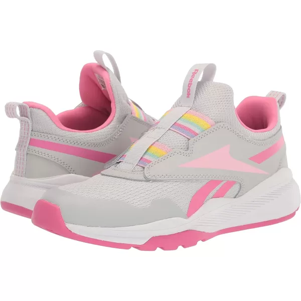 imageReebok UnisexChild Xt Sprinter Slip on Running ShoePure GreyTrue PinkWhite