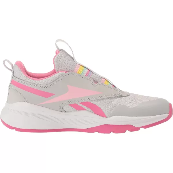 imageReebok UnisexChild Xt Sprinter Slip on Running ShoePure GreyTrue PinkWhite