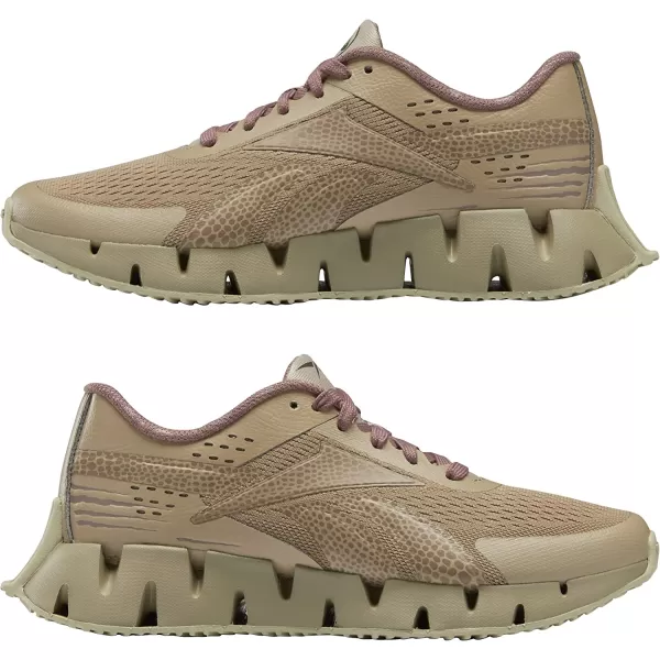 imageReebok UnisexChild Zig Dynamica 20 Sneaker in Jurassic WorldSand BeigeTaupe