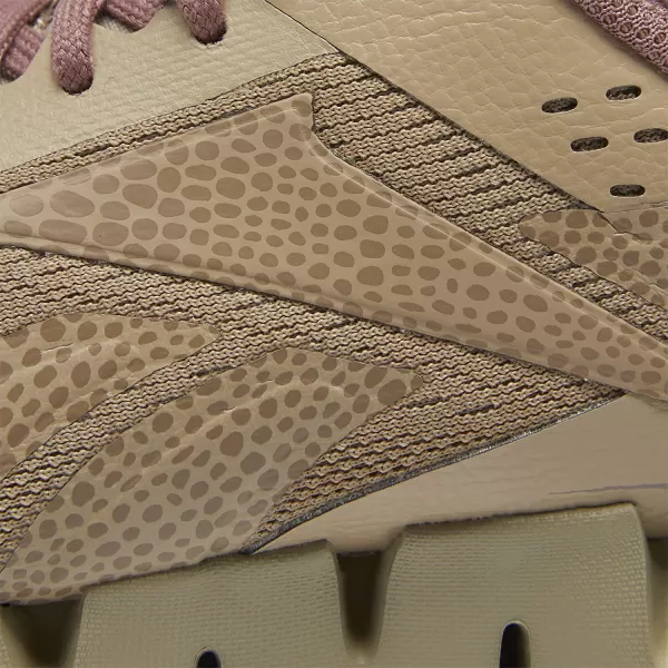 imageReebok UnisexChild Zig Dynamica 20 Sneaker in Jurassic WorldSand BeigeTaupe
